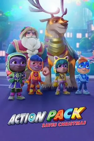 بوستر فيلم The Action Pack Saves Christmas 2022 مترجم (2022)